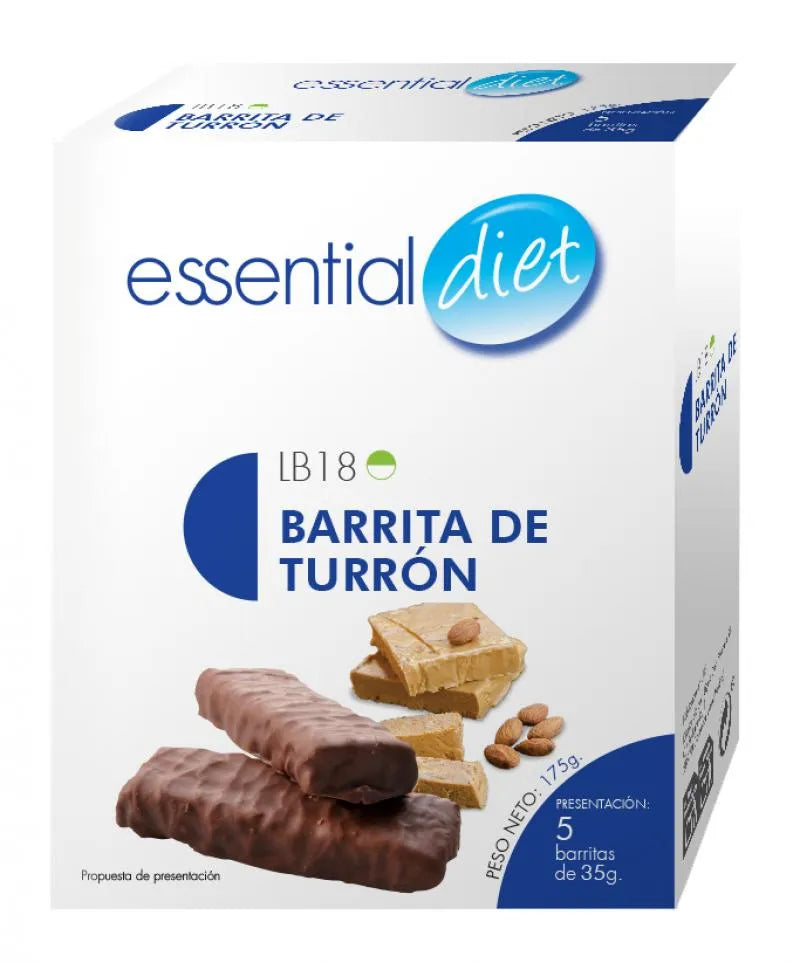 Barritas de turrón (5 raciones).
