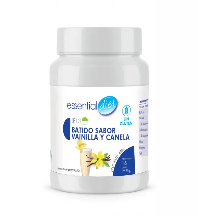 Batido sabor vainilla-canela formato económico (16 raciones).