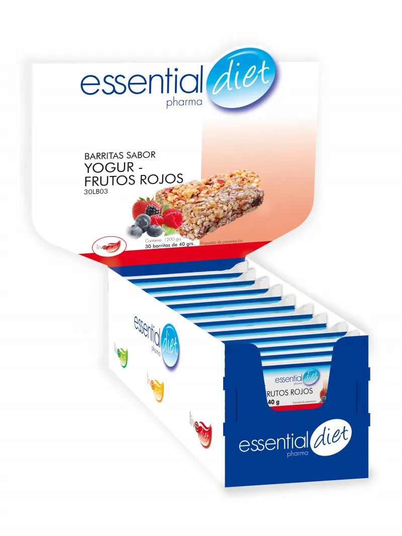 Barrita crisp yogur frutos rojos (30 raciones)
