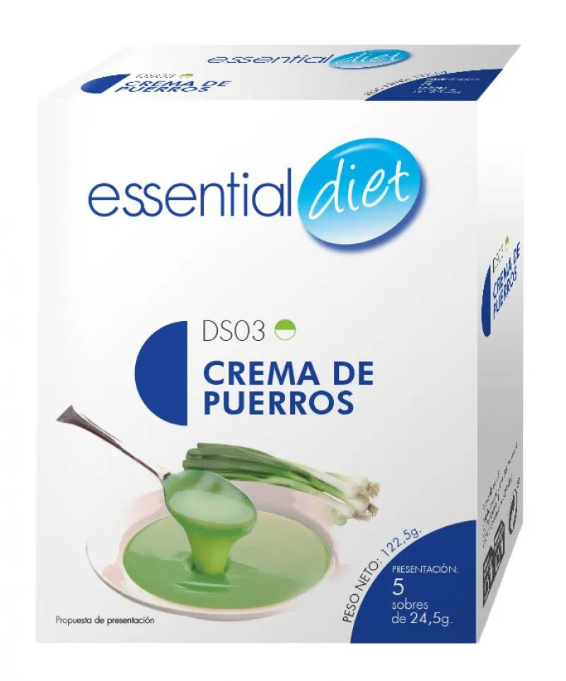 Crema de puerros (5 raciones).