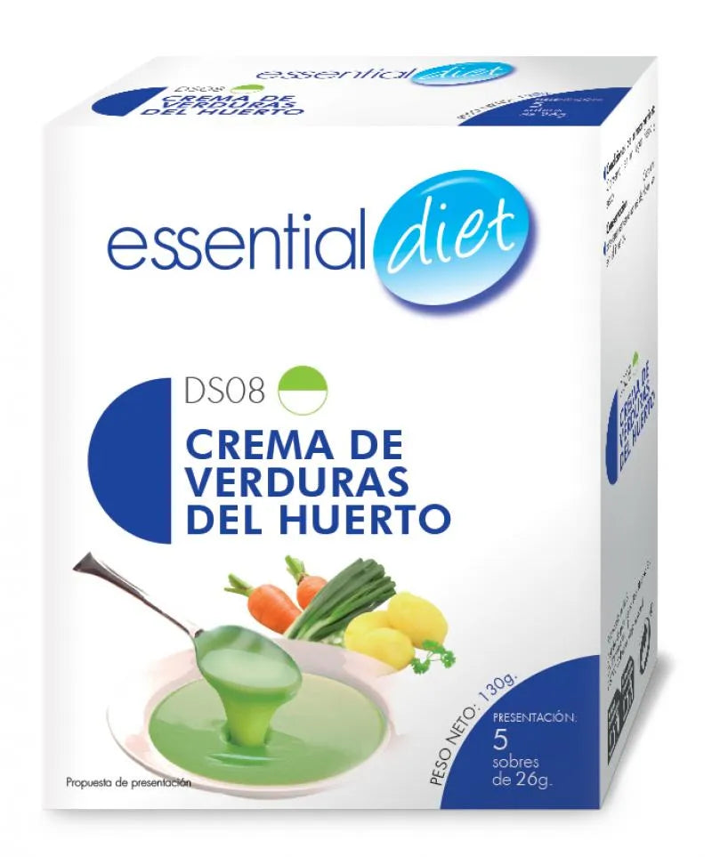 Crema de verduras del huerto (5 raciones).