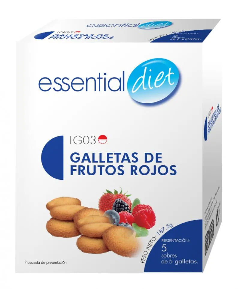 Galletas de frutos rojos (5 raciones)