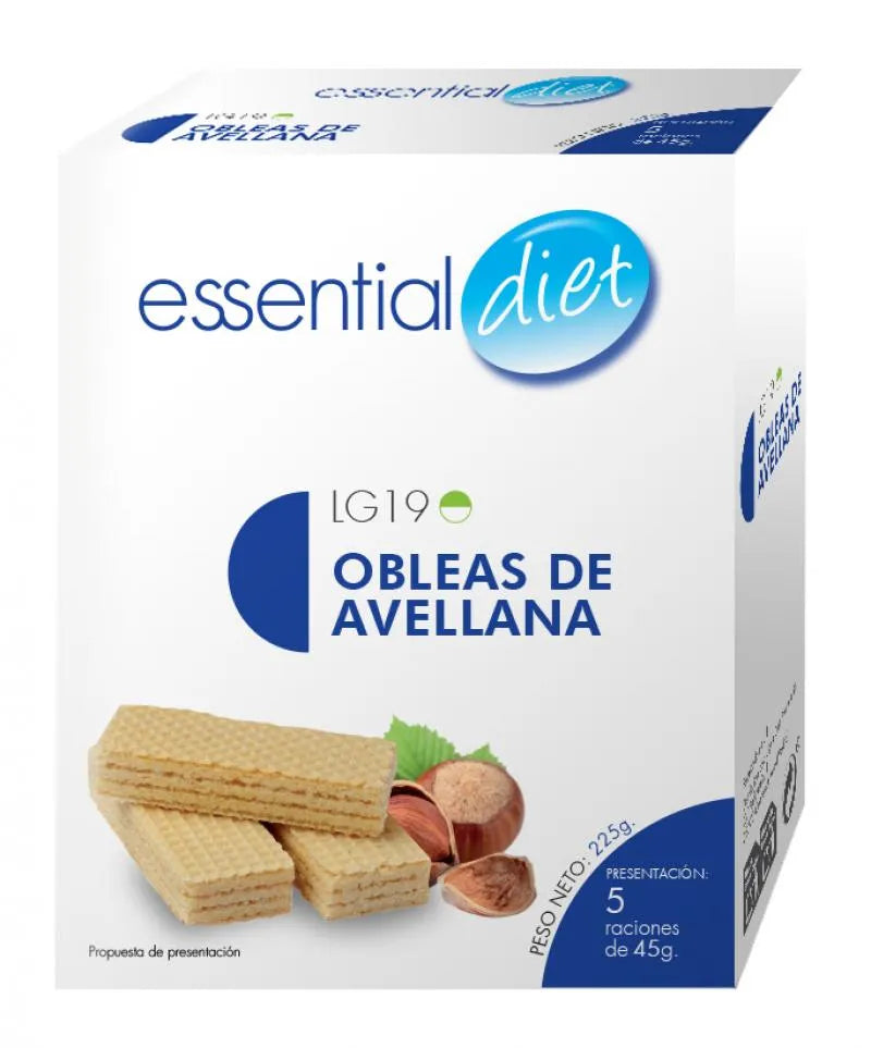 Obleas sabor avellana (5 raciones)