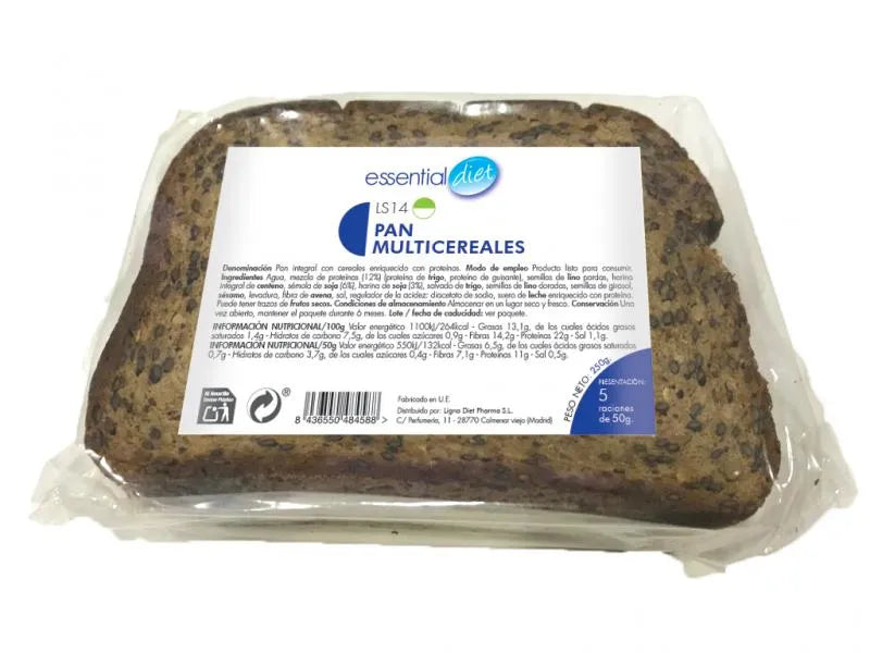 Pan multicereales (5 raciones).