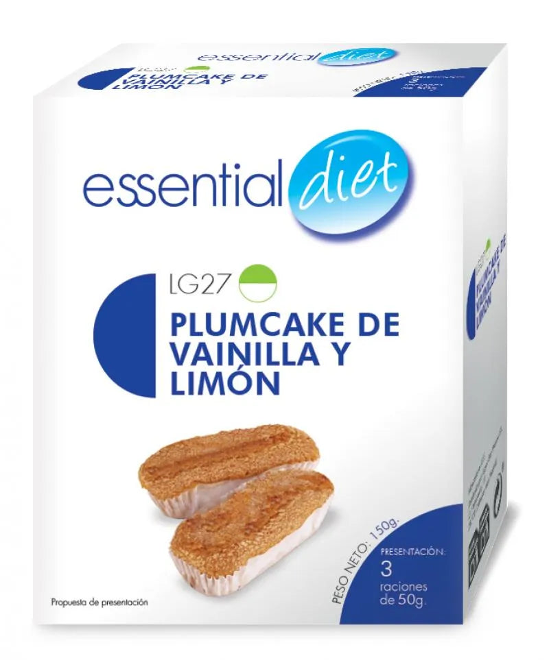 Plumcake de vainilla y limón (3 raciones)