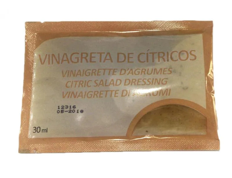 Salsa vinagreta (sobre 30 ml)