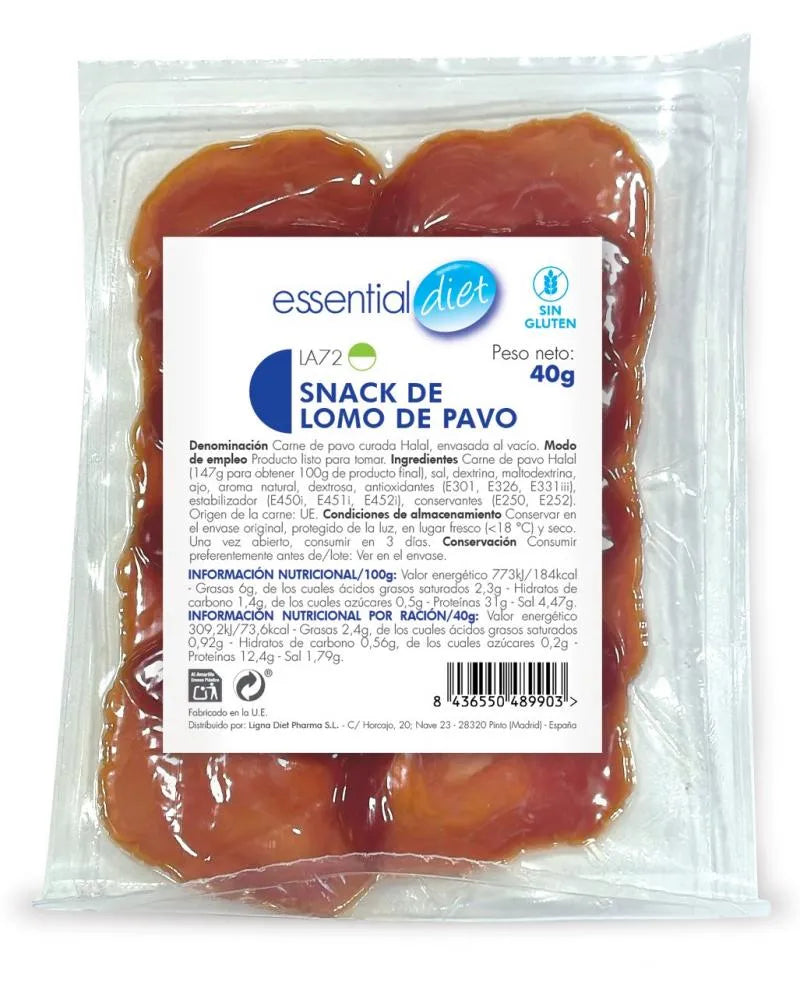 Snack de lomo de pavo (1 ración)