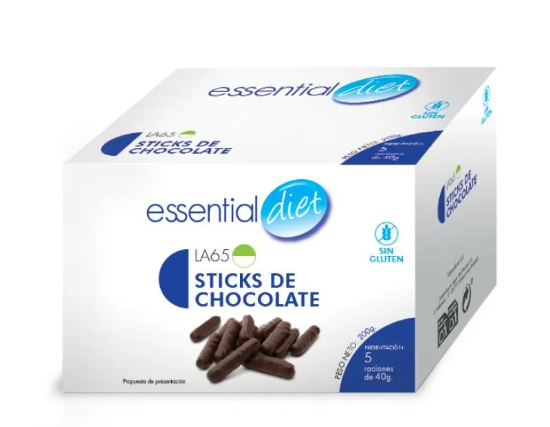 Sticks de chocolate (5 raciones).