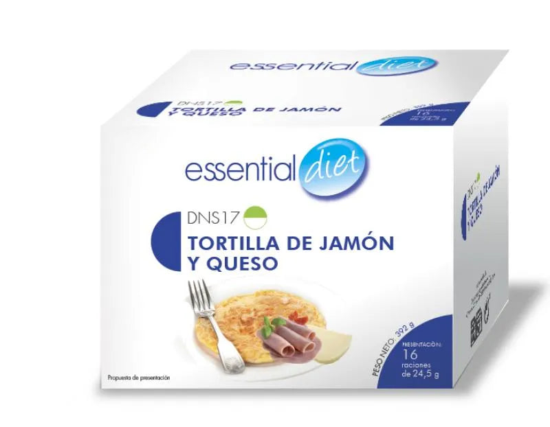Tortilla de jamón y queso